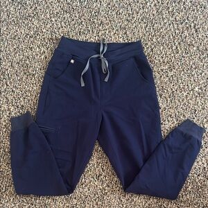 Figs Zamora HIGH WAISTED Navy Scrub Pants in Small